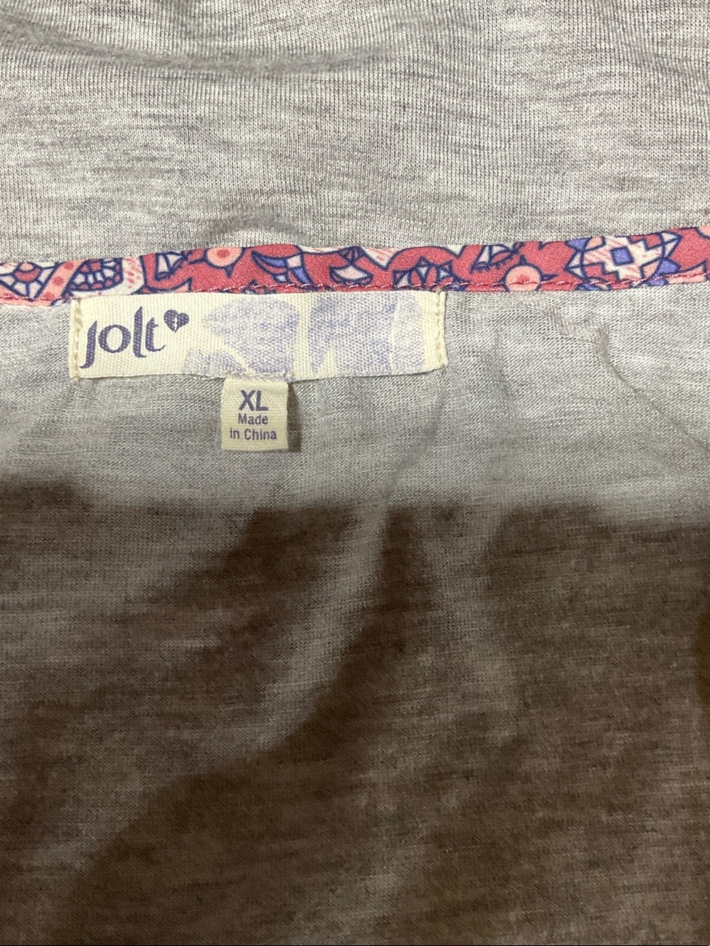 Jolt Size XL Cream Floral Lace-Trim Spaghetti Strap Camisole - Picture 6 of 6